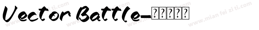 Vector Battle字体转换